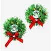 Discount 🎉 Disney The Nightmare Before ❄ Christmas Man-Eating Wreath Earrings - BoxLunch Exclusive 🎉