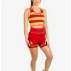 New 💯 Boxlunch Harry Potter Gryffindor Athletic Shorts And Sports Bra Set ✨