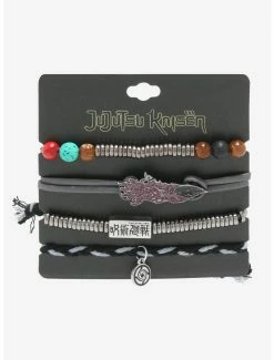 Hot Sale 🛒 Jujutsu Kaisen Icons Bracelet Set - BoxLunch Exclusive 🌟 -Boxlunch Shop unnamed file 239