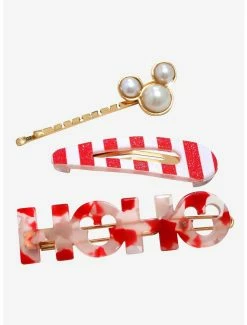 Brand new 🔥 Disney Mickey Mouse Holiday Hair Clip Set - BoxLunch Exclusive ✨