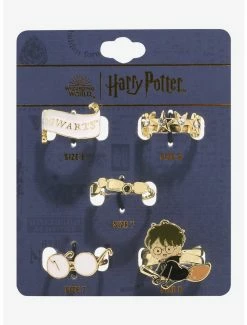 Best Sale 🧨 Harry Potter Icons Ring Set - BoxLunch Exclusive 👏 -Boxlunch Shop unnamed file 256