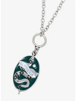 Deals 😉 Harry Potter Slytherin Pendant Necklace - BoxLunch Exclusive ✔️