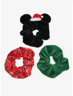 Budget 🔥 Boxlunch Disney Mickey Mouse Figural Scrunchy Set 👍