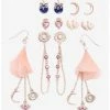 New 🎉 Pretty Guardian Sailor Moon Floral Icons Earring Set - BoxLunch Exclusive 🌟