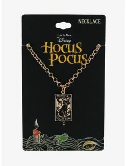 New ⌛ Disney Hocus Pocus Thackery Binx Necklace - BoxLunch Exclusive ⭐ -Boxlunch Shop unnamed file 295
