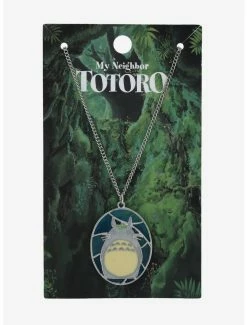 New 🛒 Studio Ghibli My Neighbor Totoro Totoro Stained Glass Necklace - BoxLunch Exclusive 💯 -Boxlunch Shop unnamed file 309