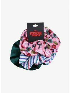 Best deal 👏 Stranger Things Icons Scrunchy Set - BoxLunch Exclusive 🎁 -Boxlunch Shop unnamed file 328
