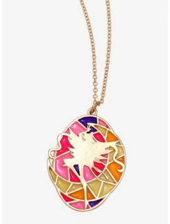 Coupon ⌛ Pretty Guardian Sailor Moon Sailor Moon Silhouette Stained Glass Necklace - BoxLunch Exclusive 🧨