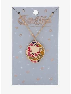 Coupon ⌛ Pretty Guardian Sailor Moon Sailor Moon Silhouette Stained Glass Necklace - BoxLunch Exclusive 🧨 -Boxlunch Shop unnamed file 350