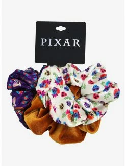 Promo 🥰 Disney Pixar Coco Characters & Flowers Scrunchy Set - BoxLunch Exclusive 🎉 -Boxlunch Shop unnamed file 372