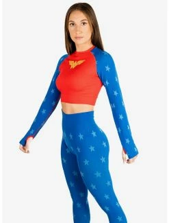 Discount 🌟 Boxlunch DC Comics Wonder 👩 Woman Athletic Leggings And Long Sleeve Top Set 😍 -Boxlunch Shop unnamed file 41