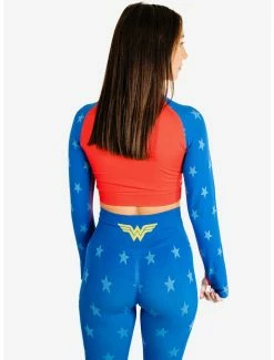 Discount 🌟 Boxlunch DC Comics Wonder 👩 Woman Athletic Leggings And Long Sleeve Top Set 😍 -Boxlunch Shop unnamed file 42