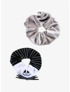 Buy 🥰 Disney The Nightmare Before 🔔 Christmas Jack & Oogie Boogie Scrunchy Set - BoxLunch Exclusive 🎁