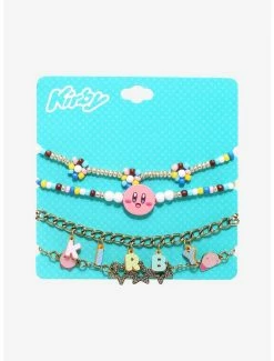 Deals 🛒 Nintendo Kirby Charms Bracelet Set - BoxLunch Exclusive 💯 -Boxlunch Shop unnamed file 447