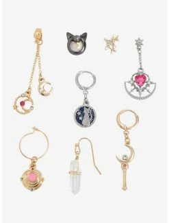 Discount 🤩 Sailor Moon Celestial Mix And Match Earring Set - BoxLunch Exclusive 👍