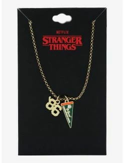 Best Sale 🔥 Boxlunch Stranger Things Hawkins High Pennant Charm Necklace 🤩 -Boxlunch Shop unnamed file 466