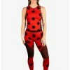 Best deal 😍 Boxlunch Miraculous: Tales Of Ladybug And Cat Noir Athletic Tank Top And Leggings Set 👍