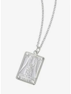 Best reviews of 🤩 Studio Ghibli Spirited Away No-Face Tarot Card Necklace - BoxLunch Exclusive 🎉