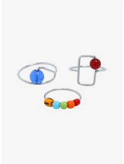 Cheap 💯 Boxlunch Anxiety Club Member Fidget Ring Set ⭐