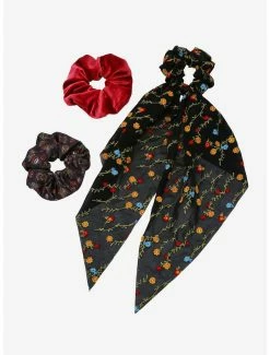 Wholesale ๐คฉ Disney Pixar Coco Miguel Floral Embroidered Scrunchy Set - BoxLunch Exclusive ๐งจ