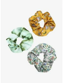 Deals 😉 Studio Ghibli My Neighbor Totoro Forest Spirits & Flora Friends Scrunchy Set - BoxLunch Exclusive 🤩