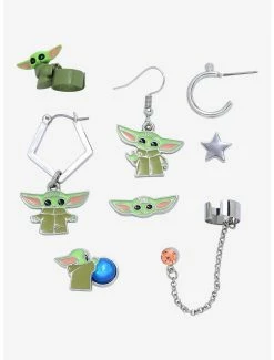 Outlet ๐ Star Wars The Mandalorian The Child Mix & Match Earring Set - BoxLunch Exclusive โญ