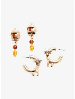 Flash Sale 😀 Disney Winnie The Pooh Hunny Earring Set - BoxLunch Exclusive 🎁