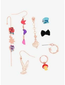 Deals 🎁 Disney Alice In Wonderland Mix & Match Earring Set - BoxLunch Exclusive ⌛