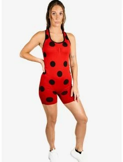 Best reviews of ✔️ Boxlunch Miraculous: Tales Of Ladybug And Cat Noir Seamless Athletic Romper 🥰