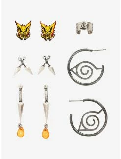 Flash Sale ❤️ Naruto Shippuden Hidden Leaf Village Kunai Earring Set - BoxLunch Exclusive 💯
