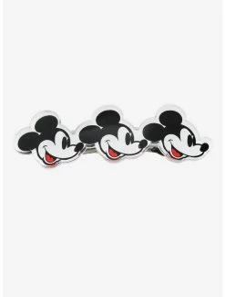 New 🌟 Disney Mickey Mouse Faces Hair Barrette - BoxLunch Exclusive 😍