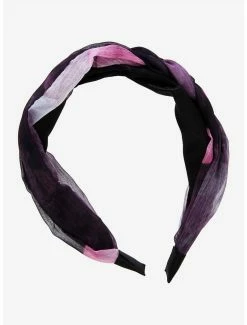 Best Pirce 🧨 Boxlunch Purple Tie-Dye Braid Chiffon Headband 🥰