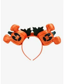 Best deal ✔️ Disney Minnie Mouse Jack-O'Lantern Mouse Ears Headband - BoxLunch Exclusive ❤️ -Boxlunch Shop unnamed file 640