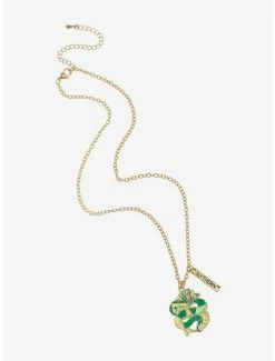 Budget 🛒 Harry Potter Slytherin Serpent Stained Glass Necklace - BoxLunch Exclusive 🎉 -Boxlunch Shop unnamed file 660
