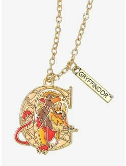 Top 10 👍 Harry Potter Gryffindor Lion Stained Glass Necklace - BoxLunch Exclusive ⭐