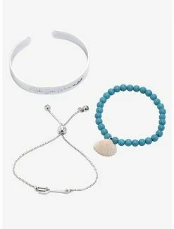 Brand new ❤️ Disney The Little Mermaid Charm Bracelet Set - BoxLunch Exclusive 🔔