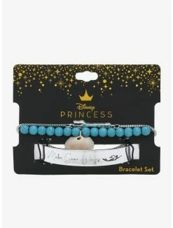 Brand new ❤️ Disney The Little Mermaid Charm Bracelet Set - BoxLunch Exclusive 🔔 -Boxlunch Shop unnamed file 695