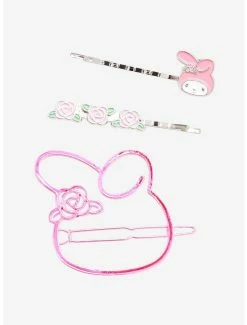Deals ✔️ Sanrio My Melody Floral Hair Clip Set - BoxLunch Exclusive ✔️