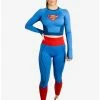 Top 10 🔥 Boxlunch DC Comics Supergirl Athletic Leggings And Long Sleeve Top Set 💯