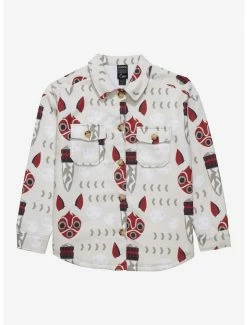 Deals ๐งจ Studio Ghibli Princess Mononoke San's Mask Polar Fleece Jacket - BoxLunch Exclusive ๐