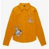 Hot Sale ✔️ Her Universe Disney Winnie The Pooh Pooh & Friends Embroidered Overshirt - BoxLunch Exclusive 💯