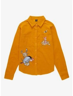 Hot Sale โ๏ธ Her Universe Disney Winnie The Pooh Pooh & Friends Embroidered Overshirt - BoxLunch Exclusive ๐ฏ