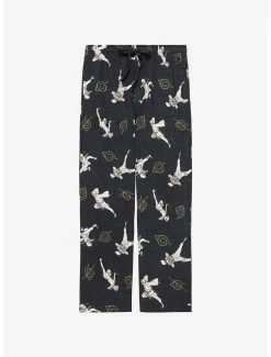 Hot Sale ✨ Naruto Shippuden Naruto & Friends Allover Print Sleep Pants - BoxLunch Exclusive 🎁