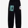 Coupon 🌟 Demon Slayer: Kimetsu No Yaiba Tanjiro Panel Sleep Pants - BoxLunch Exclusive 💯