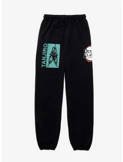 Coupon 🌟 Demon Slayer: Kimetsu No Yaiba Tanjiro Panel Sleep Pants - BoxLunch Exclusive 💯