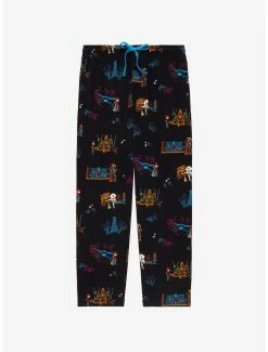 Hot Sale 🎉 Disney Pixar Coco Land Of The Dead Scenic Lounge Pants - BoxLunch Exclusive ✨