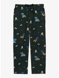 Discount 😉 Studio Ghibli Princess Mononoke Icons Allover Print Sleep Pants - BoxLunch Exclusive 🔥