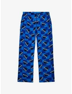 Hot Sale 🤩 Harry Potter Ravenclaw House Crest Checkered Sleep Pants - BoxLunch Exclusive ⭐