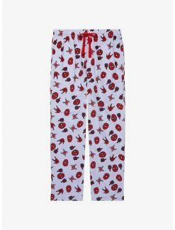 Promo 🎉 Spider-Man Mask & Hands Allover Print Sleep Pants - BoxLunch Exclusive ⌛