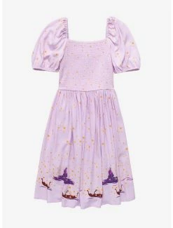Cheapest 🤩 Disney Tangled Floating Lanterns Smocked 👗 Dress - BoxLunch Exclusive ❤️